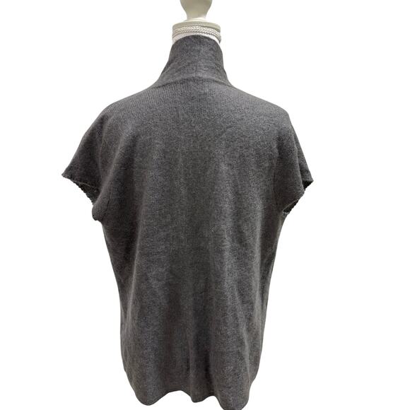 Eileen Fisher Women’s S Gray Wool Mohair Cardigan Sweater lagenlook dk academia - Picture 3 of 7